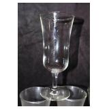 Vintage Cordial Liquor Liqueur Barware Stemware Glasses Set of 8…