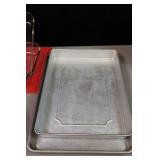 Baker’s Lot…Angel Food Cake Pan, Pyrex Bar Pans, Aluminum Bar Pan w/Cover, Cookie Sheets Etc