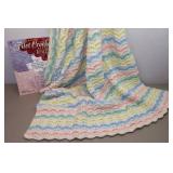 Crocheted Knit Baby Blanket…