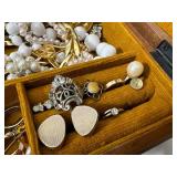 Jewelry Box with Assorted Estate Jewelry