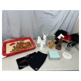 Collectibles, Lenox, Vintage Metal TV Tray Set, and More