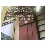 Quality shutters. 2 shutters and mo...