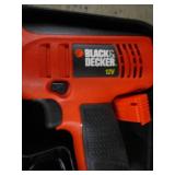 Black + Decker cordless drill...