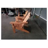 *2* Wood Adirondack Chairs - State of Minnesota Back Rest