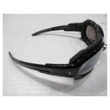 NEW 2 Pack of Ergodyne Skullerz LOKI Convertible Safety Spoggles w/ Strap -Black-Silver Mirror