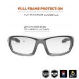 NEW 2 Pack of Ergodyne Skullerz ODIN Safety Glasses-Eye Protection Clear Lens Matte Gray Frame