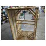 Pallet with Built Wooden Structure on it