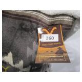 NEW 2 Pack of Yellowstone Silk Touch Pillows With Sherpa Back, 22" x 22" - Ombre Border