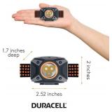 NEW DURACELL 450 Lumen High-Intensity Multi-Function LED Headlamp - Comfortable and Ultra-Strong Design with 5 Modes and 3-AAA Batteries Included