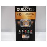 NEW DURACELL 450 Lumen High-Intensity Multi-Function LED Headlamp - Comfortable and Ultra-Strong Design with 5 Modes and 3-AAA Batteries Included