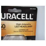 NEW DURACELL 450 Lumen High-Intensity Multi-Function LED Headlamp - Comfortable and Ultra-Strong Design with 5 Modes and 3-AAA Batteries Included