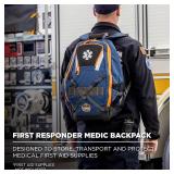 NEW Ergodyne Arsenal 5244 Medic First Responder Trauma Backpack Jump Bag for EMS, Police, Firefighters, Blue