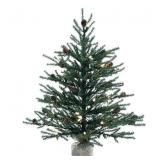 Vickerman 3-ft Pine Pre-lit Artificial Christmas Tree with LED Lights - B803926LED