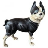 Vintage Hubley Cast Iron Boston Terrier Dog Figurine Doorstop – Early 20th Century Collectible