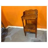 Antique Pine Table with drawer.