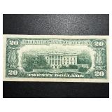 1950 B Green Seal $20 Dollar Federal Reserve Note