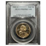 2002-S Sacagawea Dollar Proof PCGS PR Deep Cameo