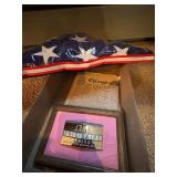 Memorial American Flag, GM Frigidaire Plaque and more