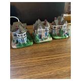 Vintage Collectible Ceramic Houses