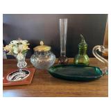 Amethyst Bud Vase, Glass Candy Dish and more