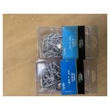 Lot of 2 Packs of Grip Fast Steel Rivets and 1 Pack of Performance Tool Cotter Pin Assortment ( New) . See description