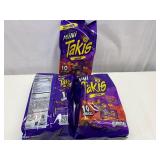 LL. 3x 10 1.23oz Takis Single Bags Bite Size