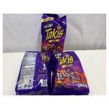 LL. 3x 10 1.23oz Takis Single Bags Bite Size