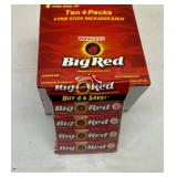 S. 10x 4pk(40pks) Big Red Gum