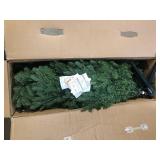 Home Accents Holiday 7.5 ft. Aldon Balsam Fir Pre-Lit LED Noble Artificial Christmas Tree T23 Customer Returns See Pictures