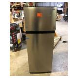 Vissani 7.1 cu. ft. Top Freezer Refrigerator in Stainless Steel Look Customer Returns See Pictures