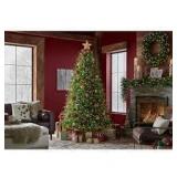 Home Accents Holiday 7.5 ft. Pre-Lit LED Jackson Noble Artificial Christmas Tree T22    Customer Returns See Pictures