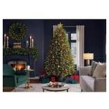 Home Decorators Collection 7.5 ft. Pre-Lit LED Eastcastle Balsam Fir Artificial Christmas Tree T31     Customer Returns See Pictures