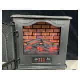 3D Electric Fireplace Stove With Infrared Quartz Heater with Life-Like Flame