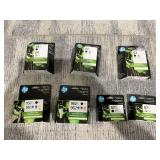 LOT OF 7 HP Ink Cartridges