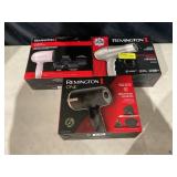 LOT OF 3 Remington Hair Dryers