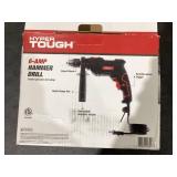 Hyper Tough 6-Amp 1/2" Corded Hammer Drill, Keyed Chuck, 120 Volt