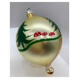 Antique Glass TEARDROP Ornament