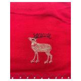 LAURA MEGROZ Christmas Wool Throw