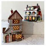 DEPT. 56 HERITAGE COLLECTION Lighted Dickens Village with Poulterer and Captain