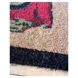 Merry Christmas DOORMAT - Red Truck with Tree - NEW