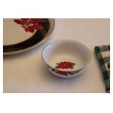 Holiday Decor Collection including Snowman, Plush Reindeer, Plates, and More