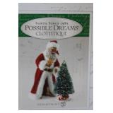 Possible Dreams Santa Figurine with Tree - Holiday Decor