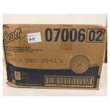 MSRP $125 = 1 Case (12 each) NEW Scott 07006 2-Ply Coreless Jumbo Roll Bathroom Tissues - White