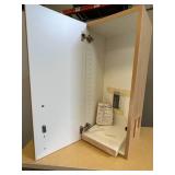 Wall Mountable Security Locking Locker Vented Storage Cabinet With Shelves & Keypad Coded Locker Lock - We have combination - Appears New Never Used!