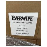 MSRP $900 = 18 Cases (6 canisters per case) NEW Everwipe Disinfectant Wet Wipes Multi-Surface Cleaning and Deodorizing Formula, Fragrance-Free, Alcohol & Bleach Free! 75 Wipes Per Canister!