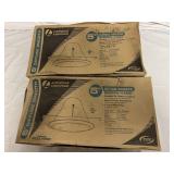 2 x 6ct Packs of Lithonia Lighting 5" Smooth Diffusers