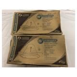 2 x 6ct Packs of Lithonia Lighting 5" Smooth Diffusers