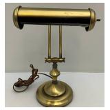 Two Vintage Brass Desk Lamps & More