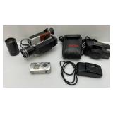 Misc. Vintage Cameras Including Kodak Camcorder & More