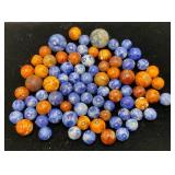 Vintage Bennington Clay Marbles